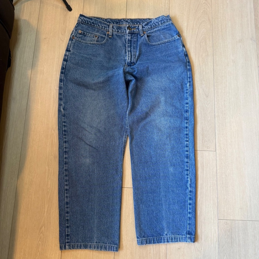Polo Ralph Lauren Jeans Men 33x32 Blue Straight Leg 100% Cotton Denim